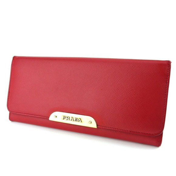 PRADA long wallet Safiano leather Authentic - Picture 1 of 11
